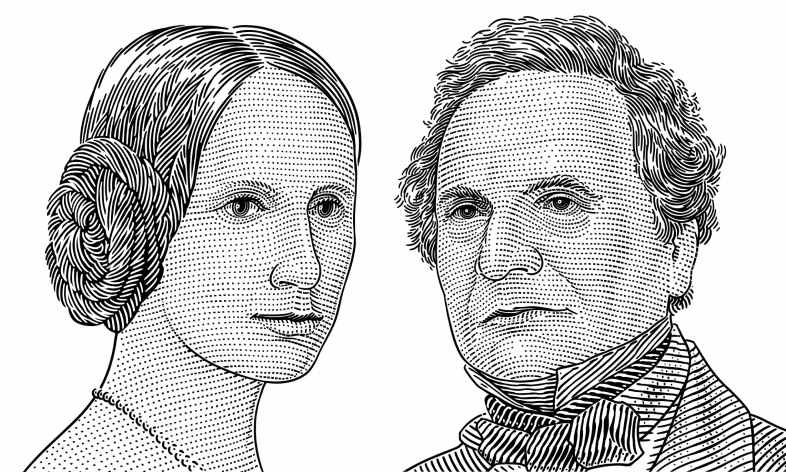 Image d'Ada Lovelace et Charles Babbage